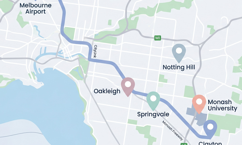 Areas We Cover Around Clayton