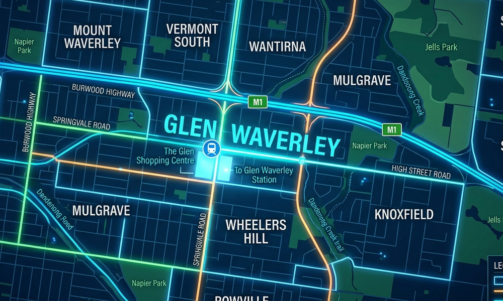 Areas We Cover Around Glen Waverley