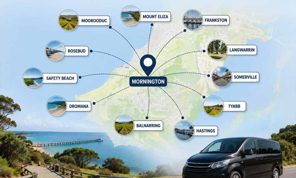Areas We Cover Around Mornington