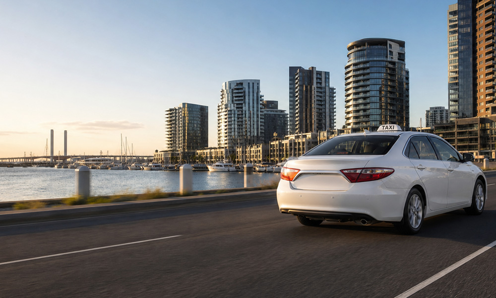 Taxi Transfers From Docklands to Melbourne Airport
