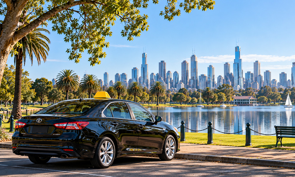 Albert Park airport taxi near Albert Park Lake