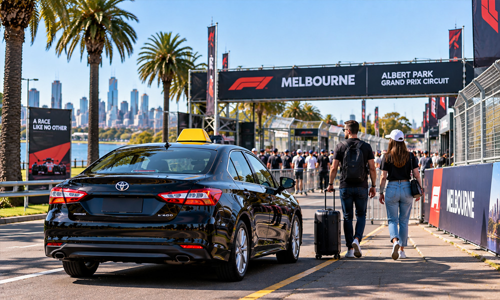 Taxi to Albert Park Grand Prix Circuit